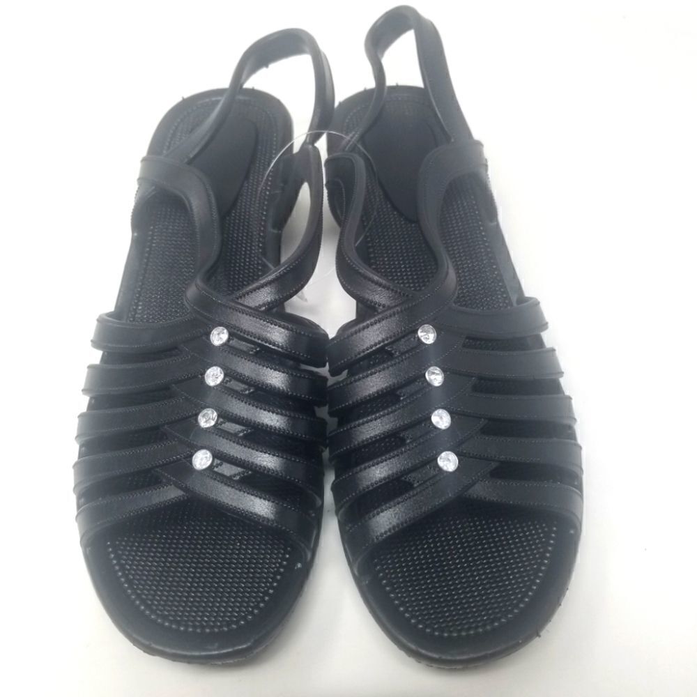 Shelly Sandals. Coral orange, Size 8.